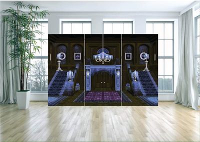 Haunted House Arch Backdrop