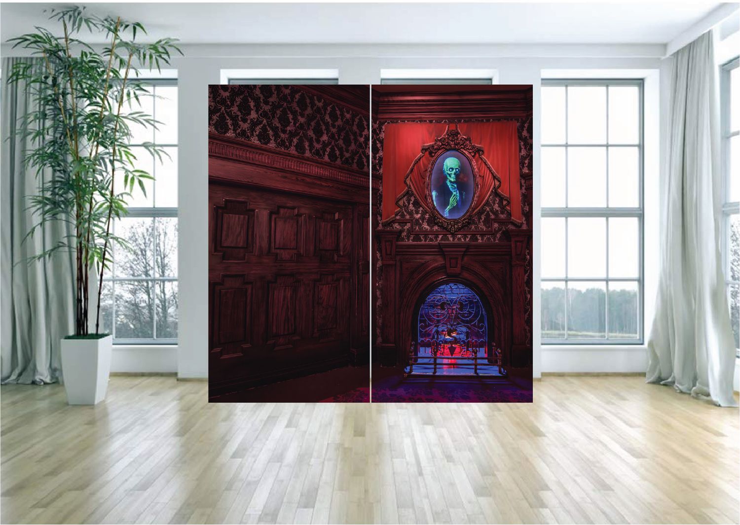 Haunted Parlor Arch Backdrop