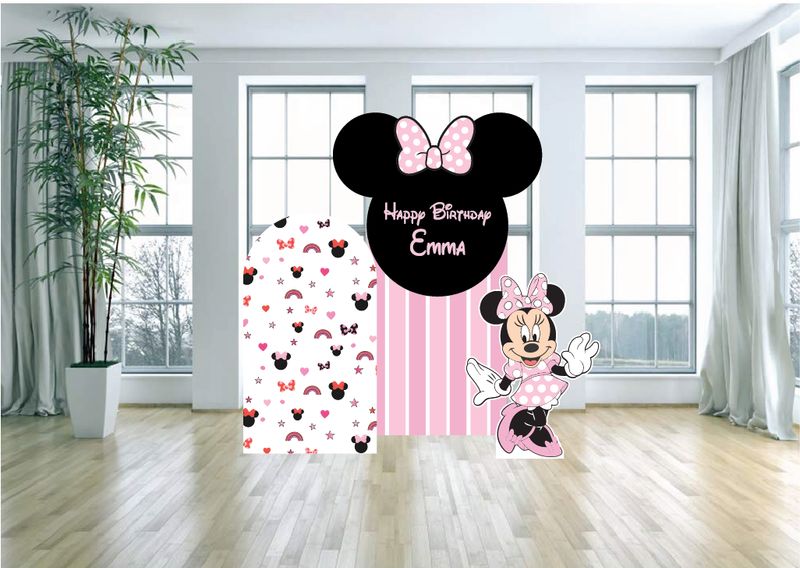 Minnie Mouse Arch Backdrop