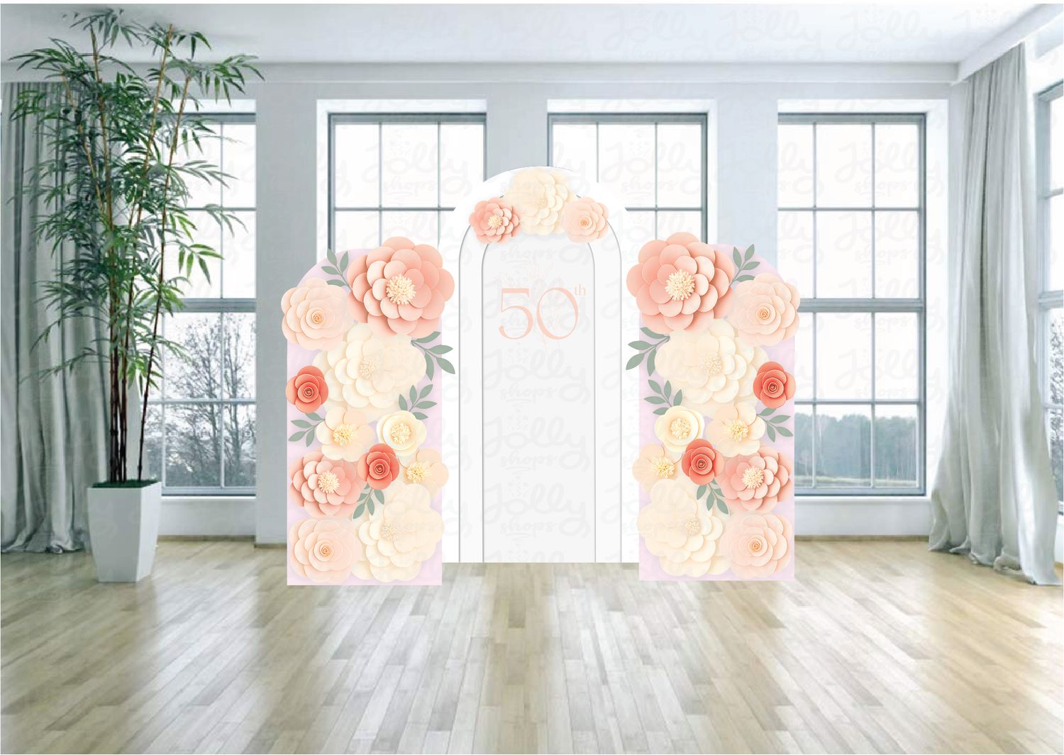 Lifetime in Bloom Arch Backdrop