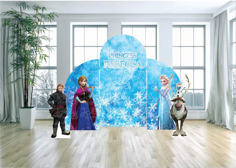 Frozen the Movie Arch Backdrop