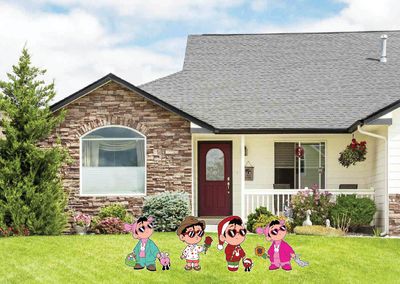 Baby Bad Bunny Seasonal Yard Signs