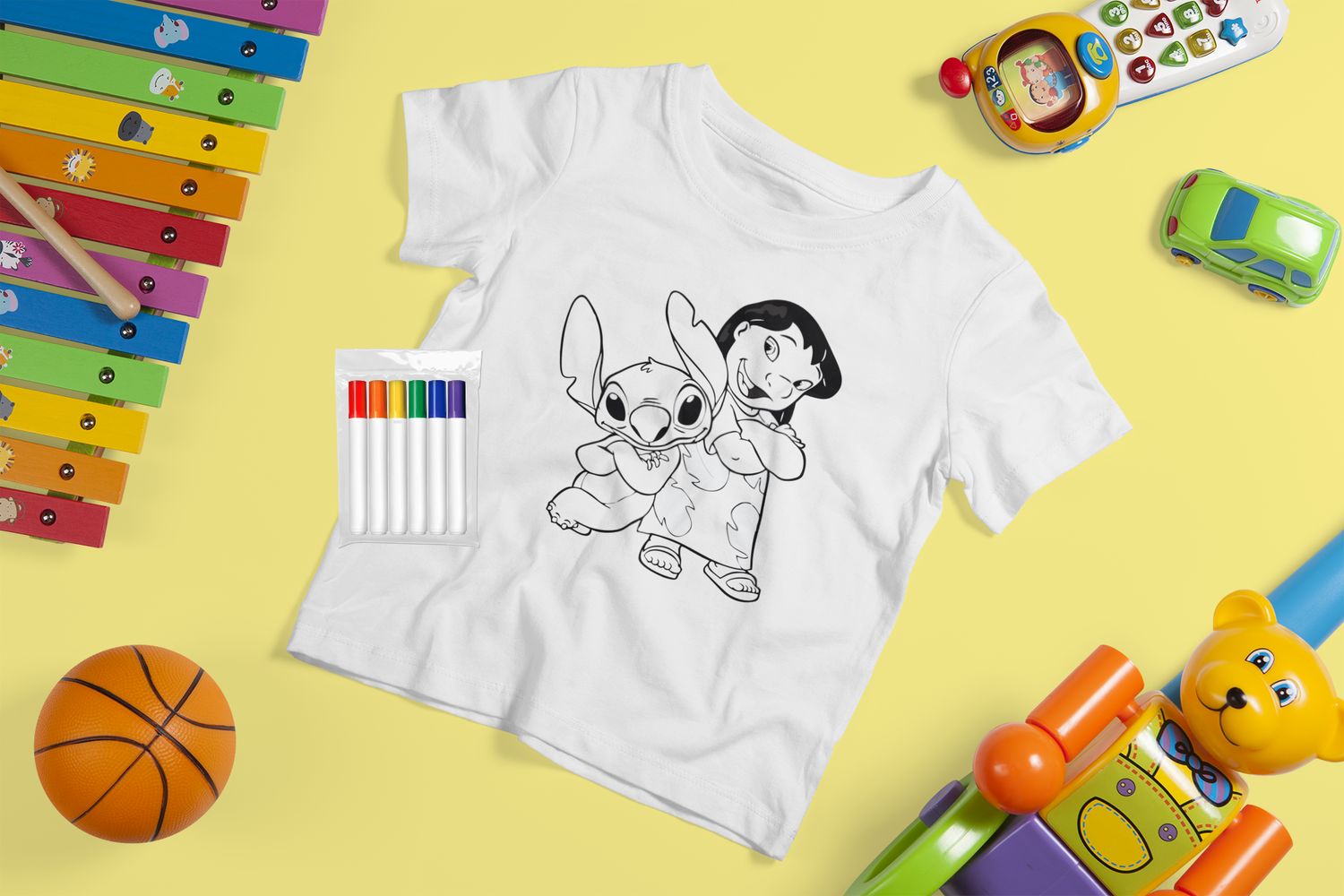 Color Me Lilo &amp; Stitch T Shirt