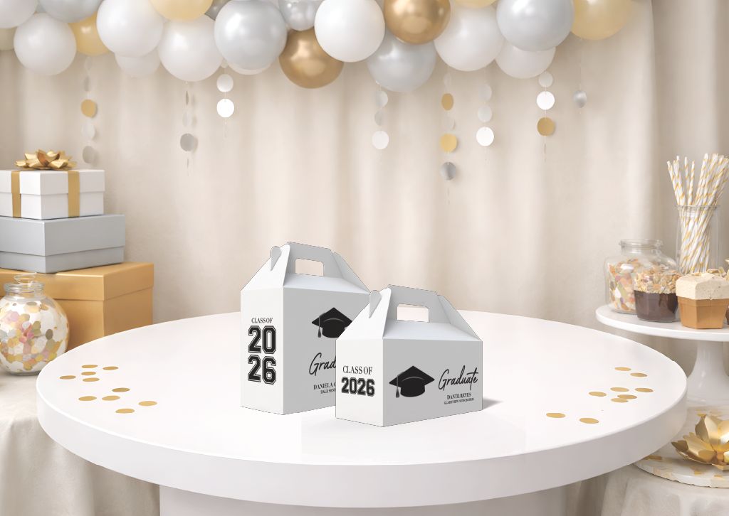 Graduation Party Favor Box