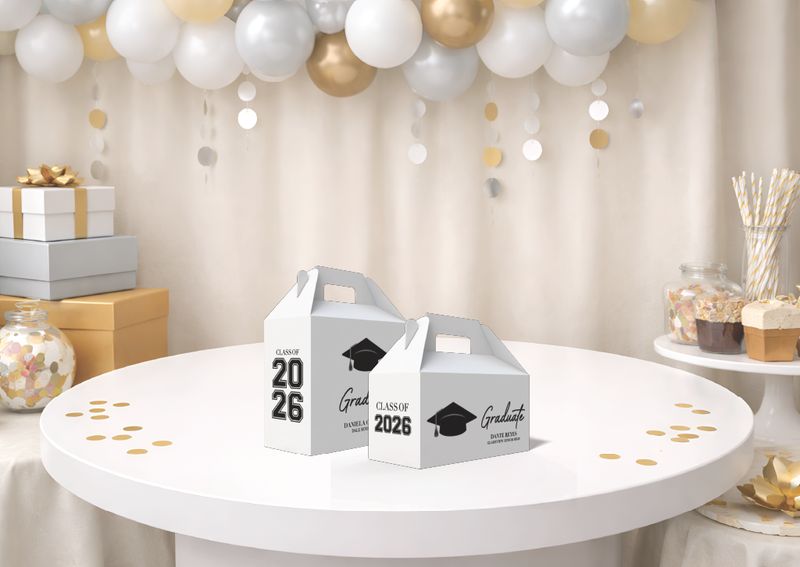 Graduation Party Favor Box