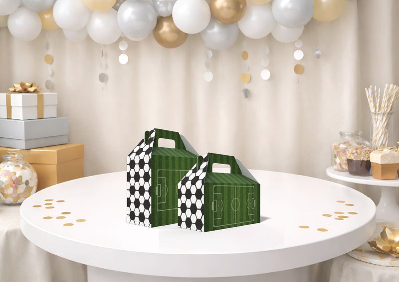 Soccer Party Favor Box