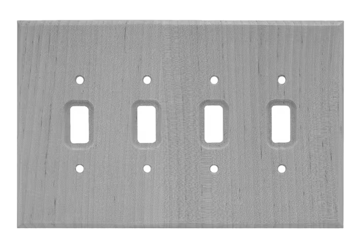 Rustic 4 Gang Toggle