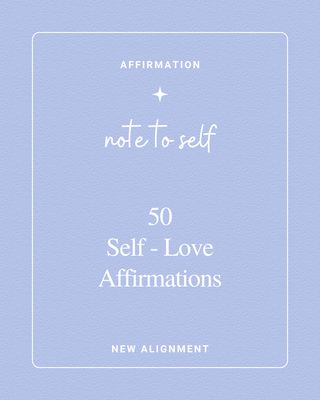 50 Self-Love &amp; Confidence Affirmation Cards