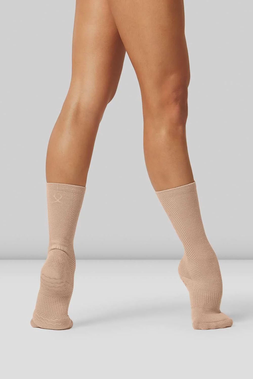 Bloch: Blochsox Dance Socks - Adult, Color: Sand, Size: XS