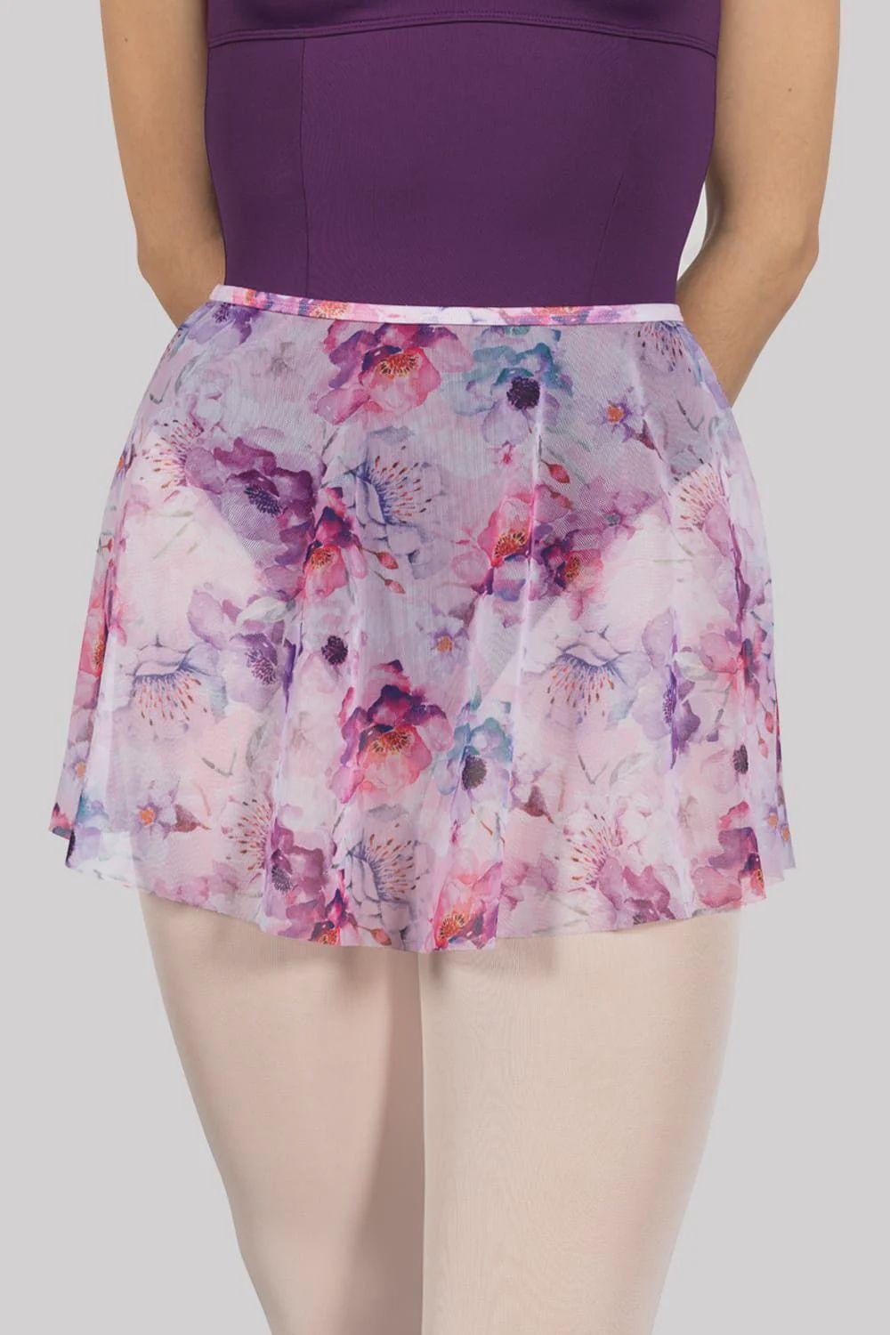 Bloch: Floral Printed Skirt - Adult, Pattern: Flora, Size: Petite/Small
