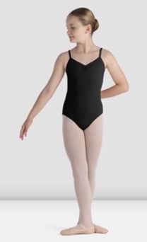 Bloch: Ari Camisole Leotard - Youth, Color: Black, Size: 6X-7