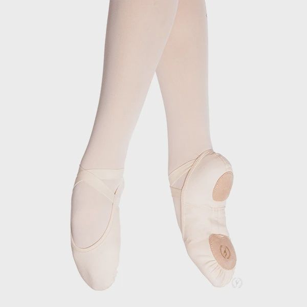 Eurotard: Assemblé Split Sole Canvas Ballet Shoe - Adult