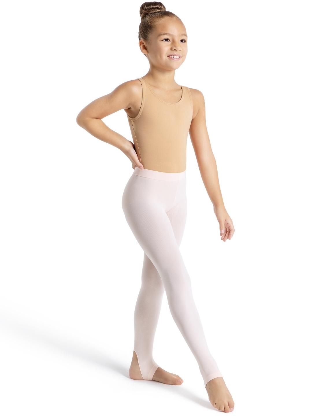 Capezio: Ultra Soft Stirrup Tights - Youth, Color: Ballet Pink, Size: Child One Size (8-12)