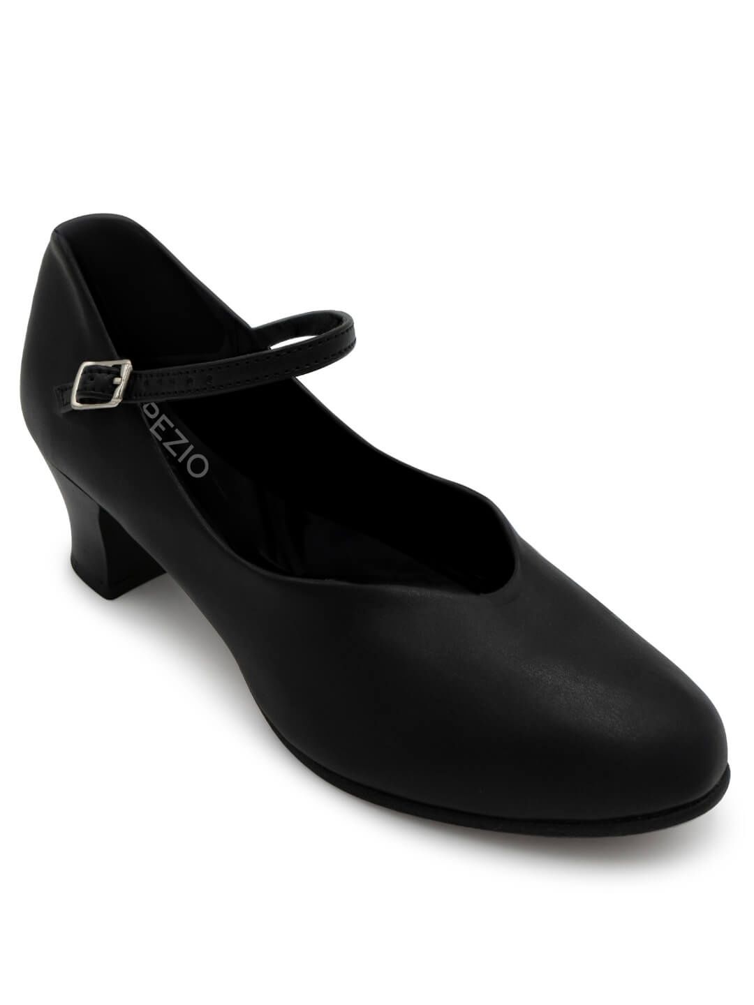 Capezio: &quot;Jr. Footlight&quot; Character Shoe - Adult, Color: Black, Size: 4, Width: Medium