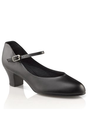 Capezio: &quot;Jr. Footlight&quot; Character Shoe - Youth, Color: Black, Width: Medium, Size: 3.5