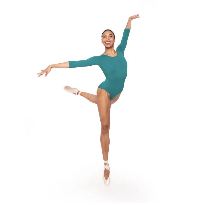 RP Collection: &quot;Harmony&quot; Leotard - Adult / Youth, Color: Galactic Green, Size: Youth Large