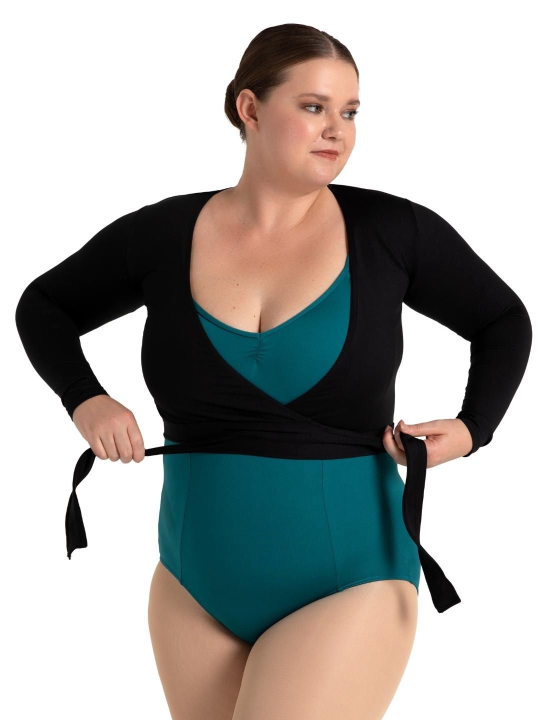 Capezio: Wrap Top - Adult, Color: Black, Size: XS