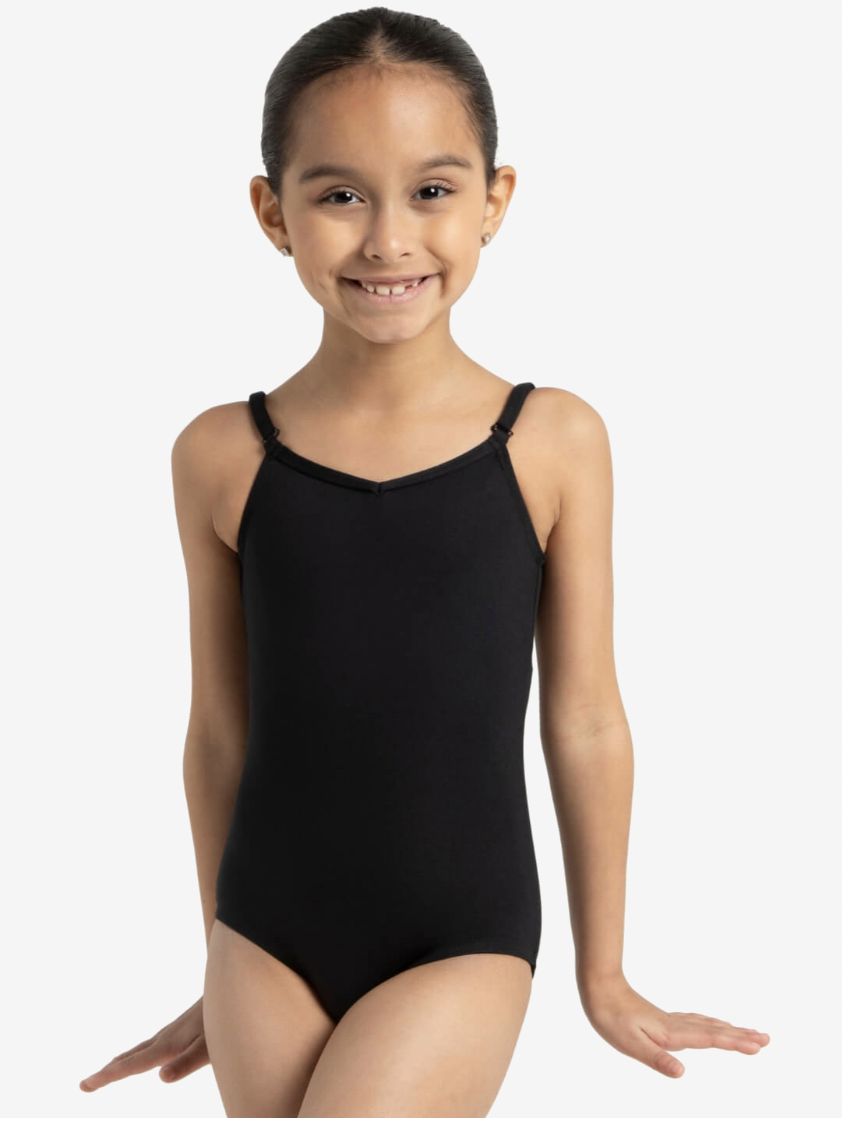 Capezio: Camisole Leotard - Girls, Color: Black, Size: Child Small