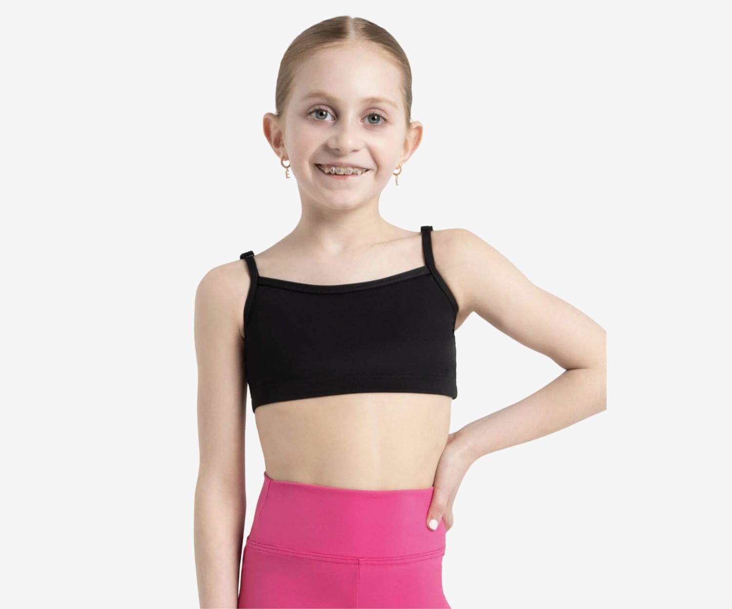 Capezio: Camisole Bra Top - Child, Color: Black, Size: Child Small