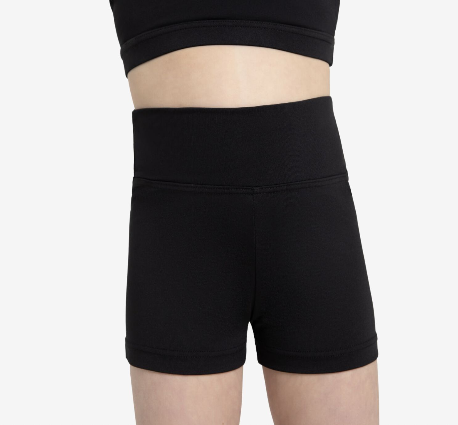 Capezio: High Waisted Short - Girls, Color: Black, Size: Child M