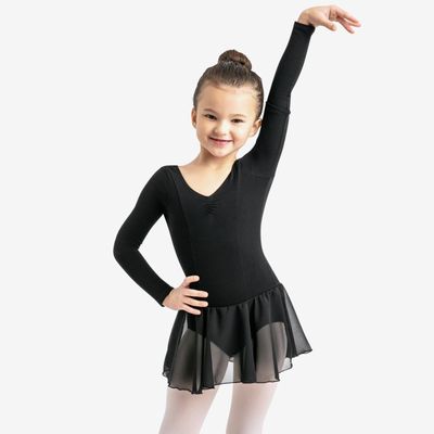 Capezio: Long Sleeve Dress - Girls, Size: Toddler, Color: Black