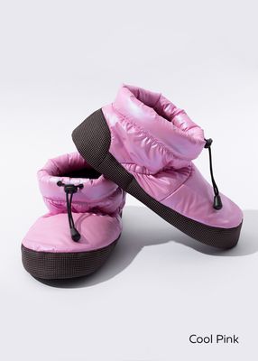 Nikolay: Low Cut Warm-up Booties, Color: Cool Pink, Size: S