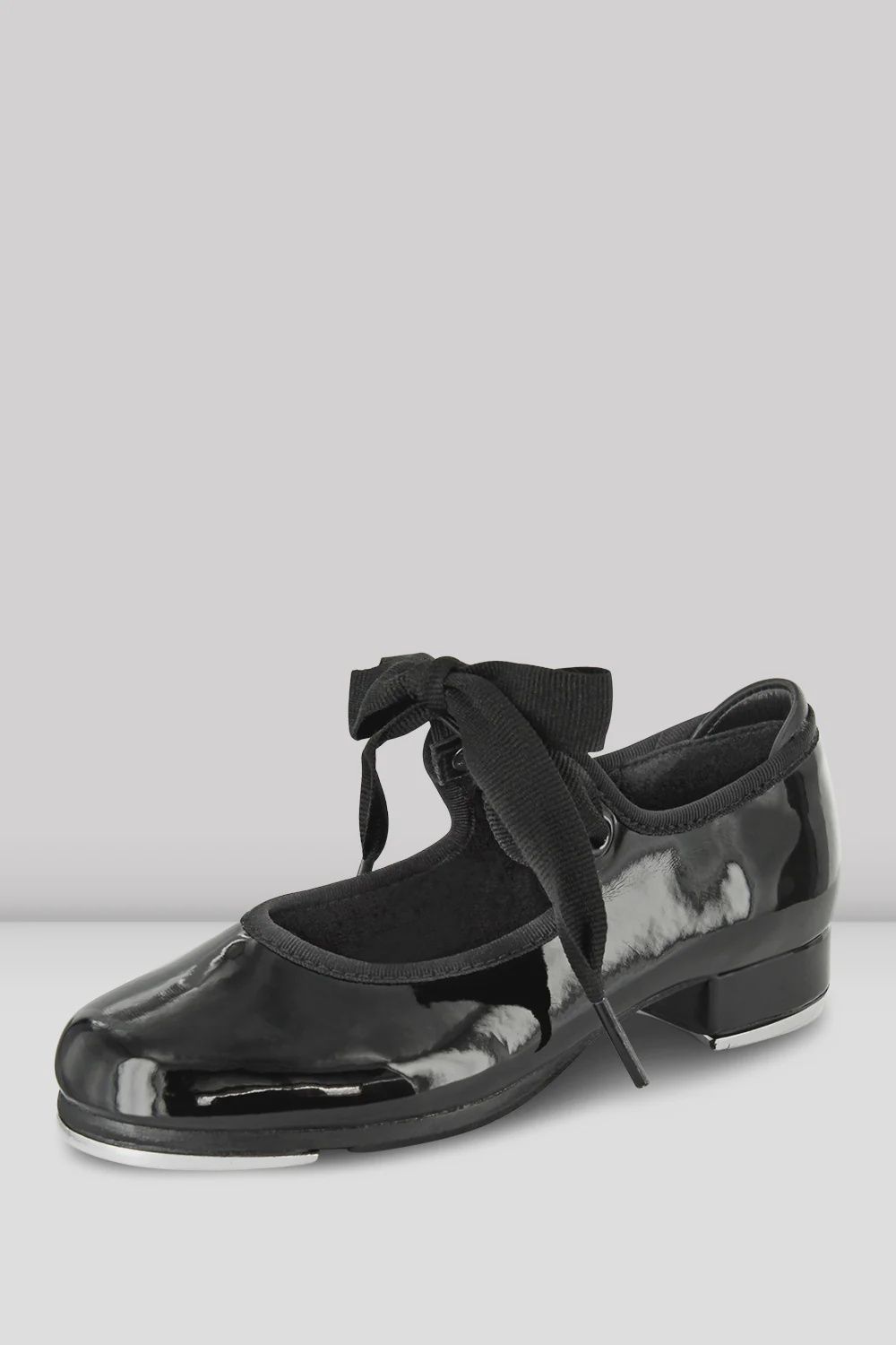 Bloch: Annie Tyette Tap Shoes - Youth, Color: Black Patent, Size: 8M