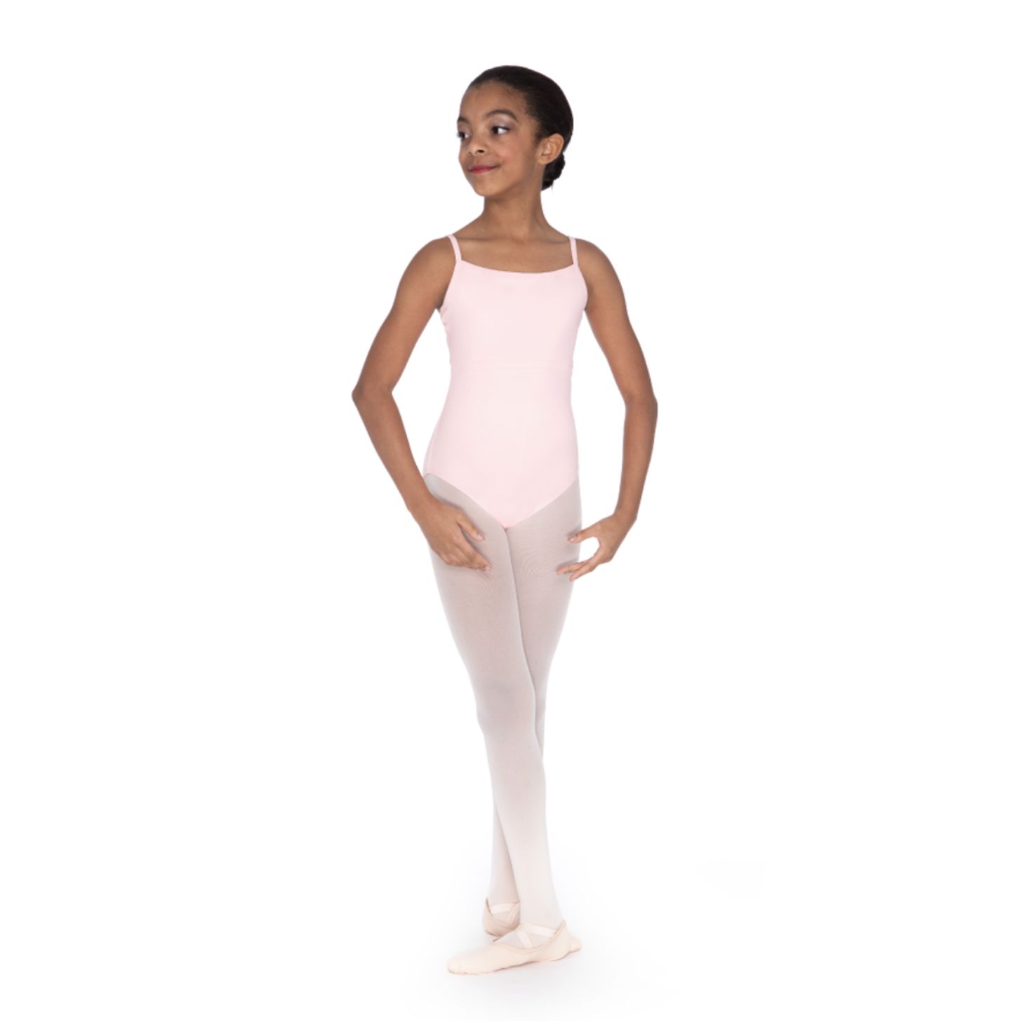 RP Collection: Foundations Leotard 02 - Youth - Pale Pink, Color: Pale Pink, Size: Youth Small