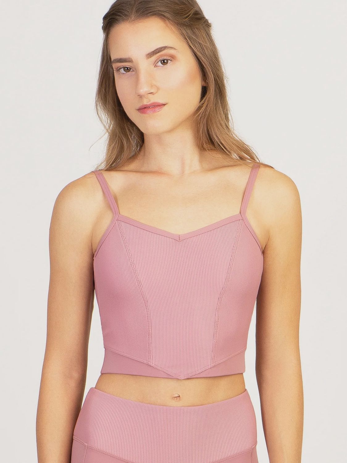 Suffolk: Balletcore Camisole Cropped Top - Adult, Color: Pink, Size: PA