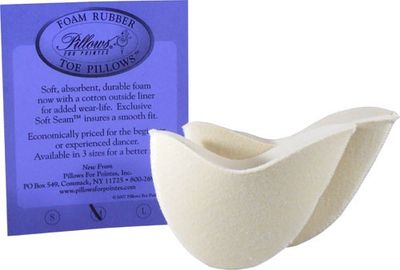 Pillows for Pointes: Foam Rubber Toe Pillows™