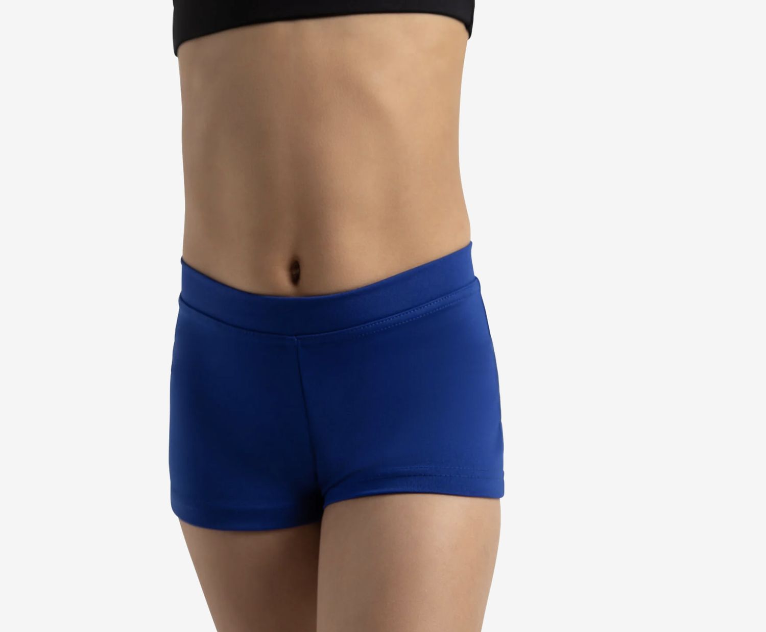 Capezio: Boy Cut Low Rise Shorts - Girls, Color: Royal Blue, Size: Child SM