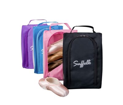 Suffolk: Mesh Shoe Bag, Color: Black