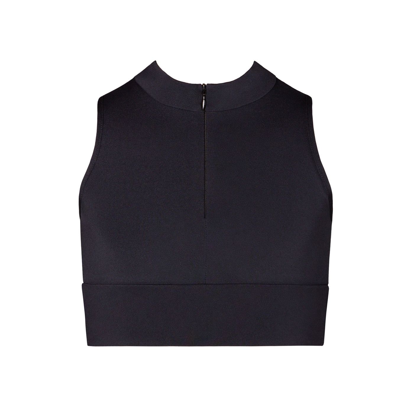Energetiks: Kity Zip Crop Top - Youth, Color: Black, Size: Youth Small