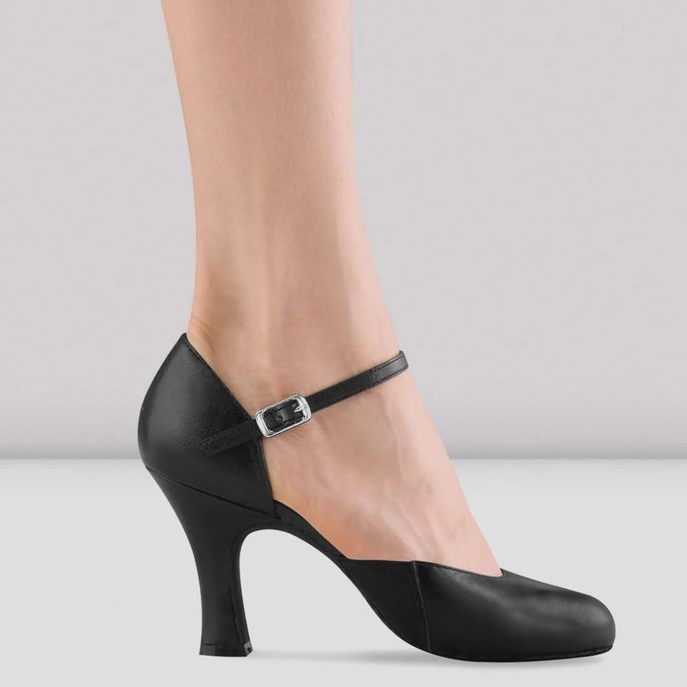 Bloch: Splitpro Leather Character Shoes - Adult, Color: Black, Size: 5.0