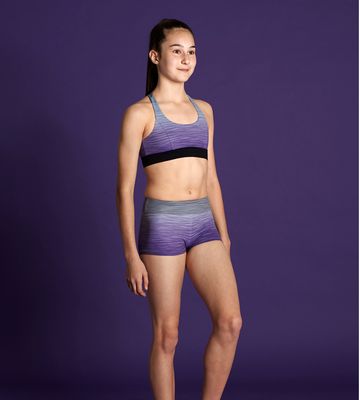 Bloch: Cross Back Crop Top - Youth