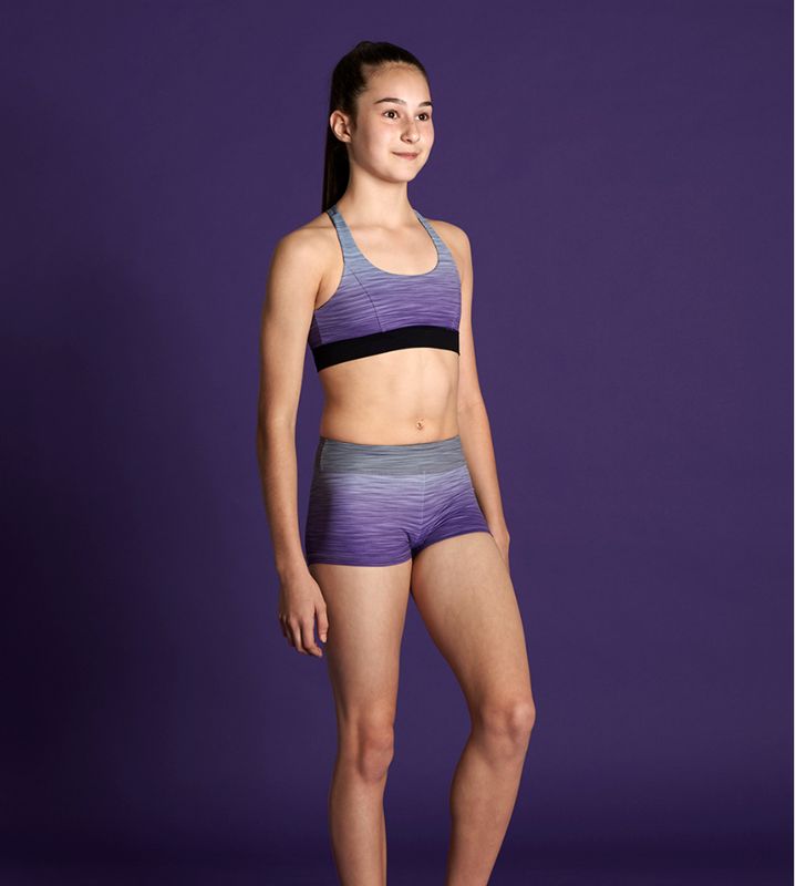 Bloch: Cross Back Crop Top - Youth