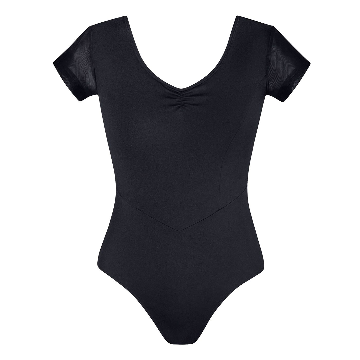 Energetiks: Veronica Cap Sleeve Leotard - Adult, Color: Black, Size: XXX-Small