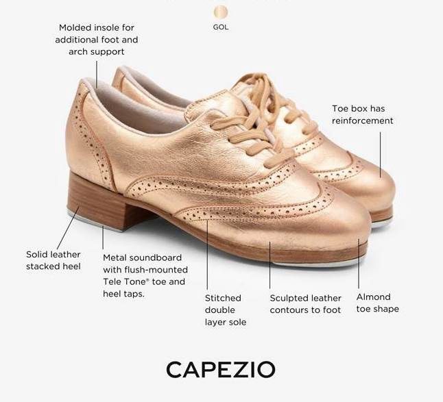 Capezio: Roxy Tap Shoes - Limited Edition Gold