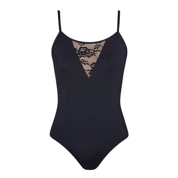 Energetiks: Grace Lace Camisole Leotard - Adult, Color: Black, Size: X-Small