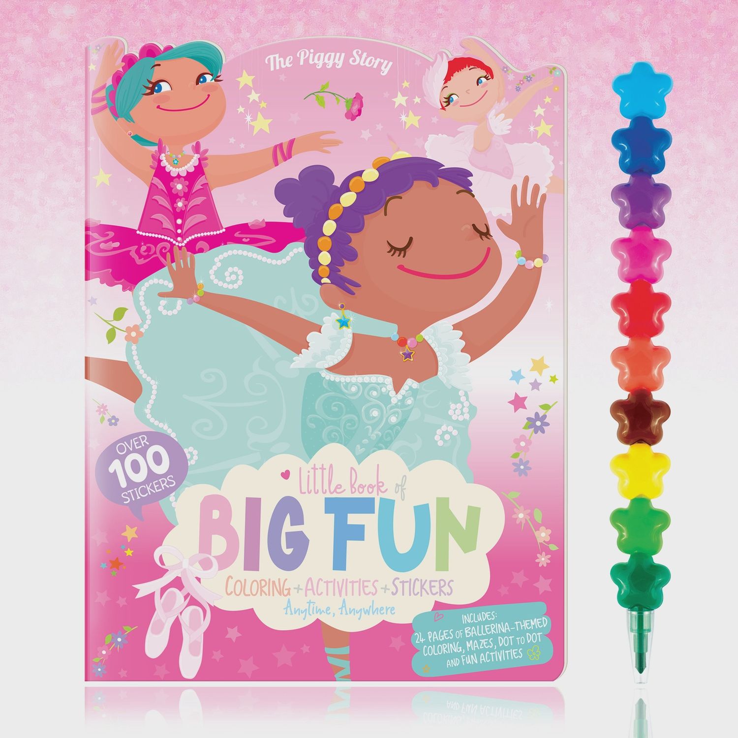 Girl Nation: Ballet Activity &amp; Coloring Gift Pack For Kids, Design: Ballet