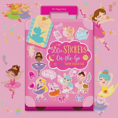 Girl Nation: 500+ Stickers On-The-Go Dance Magic