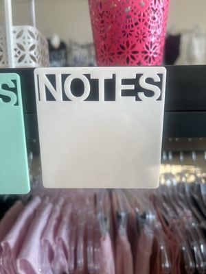 Lacey Ann Designs: &quot;Notes&quot; Square Magnet, Color: White