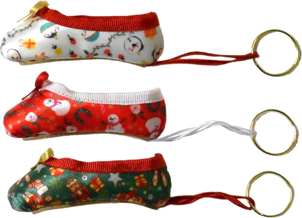 Pillows for Pointes: Holiday Mini Pointe Shoes, Design: Nutcracker