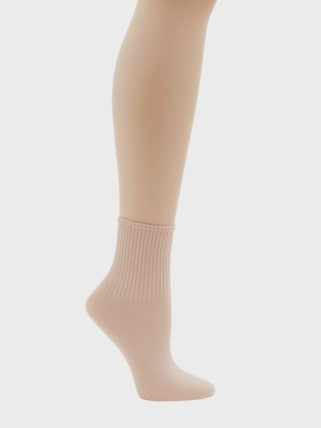Capezio: Ribbed Ballet Sock - Adult, Color: Ballet Pink, Size: One Size