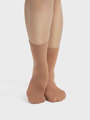 Capezio: Ribbed Ballet Sock - Adult