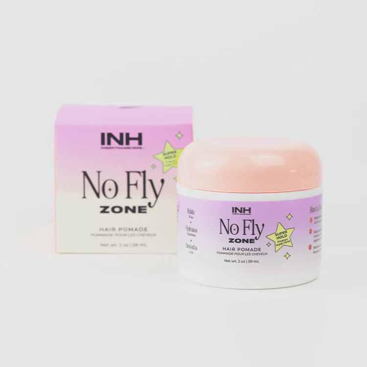 INH Hair: No Fly Zone– Super Hold Hydrating Hair Pomade, Scent: Malibu Peach
