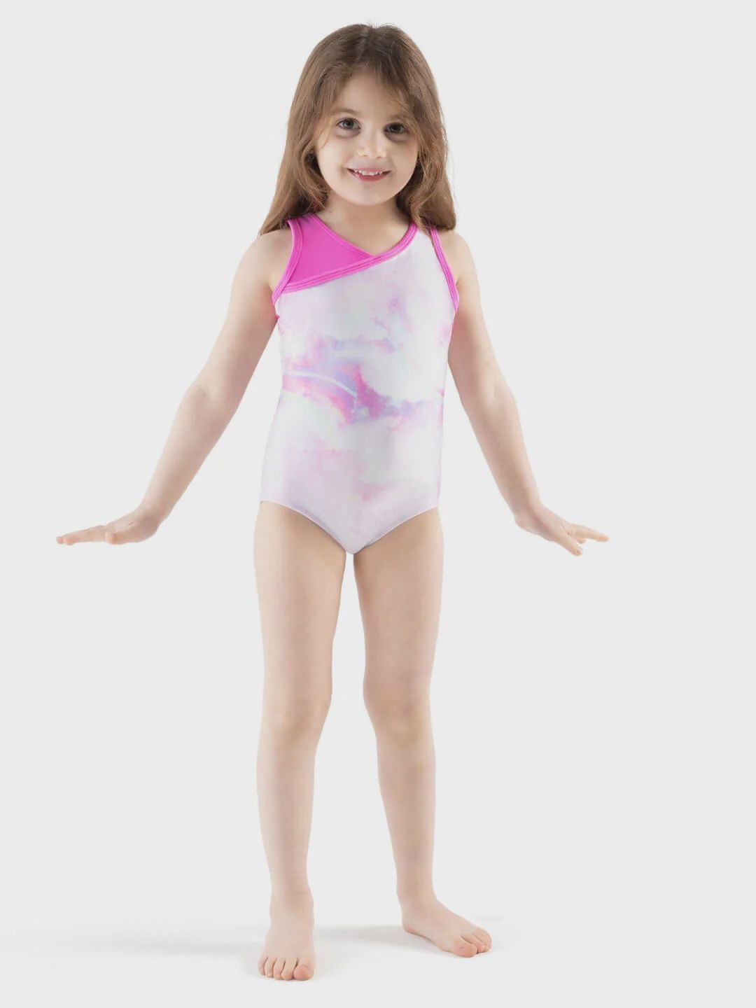 Capezio: Pixel Pop Rainbow Pop Leotard - Youth, Color: Galaxy Neon Pink, Size: Toddler