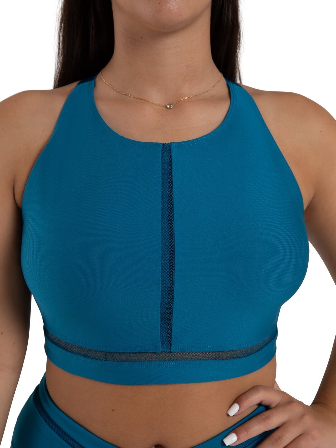 Capezio: Coastal Bloom Oceanic Bra - Adult, Color: Turkish Tile, Size: X-Small