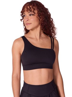 Capezio: Studio Collection Asymmetric Double Strap Bra - Adult