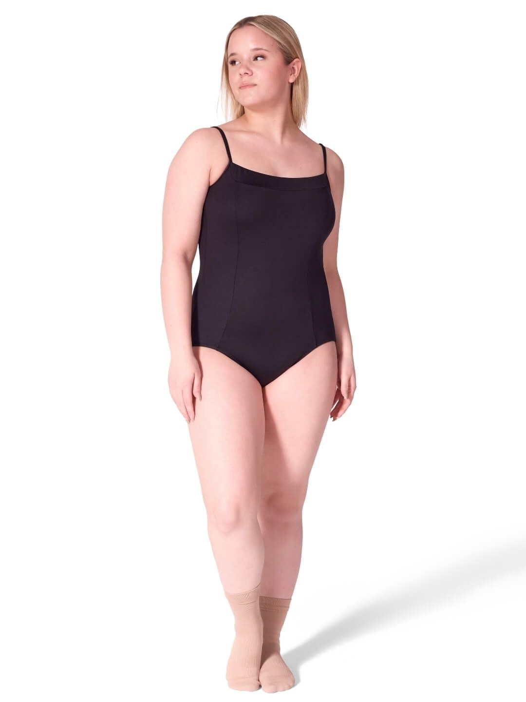 Capezio: Studio Collection Casual Slip Leotard - Adult, Color: Black, Size: X-Small